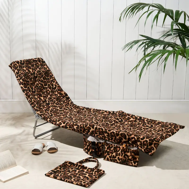 Full Length Beach Towels With Pockets NEW LOUNGER BEACH TOWEL SUN