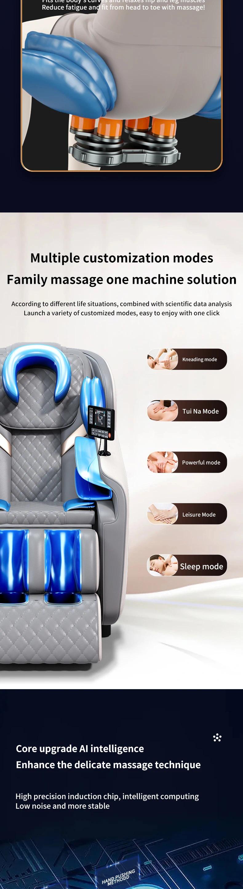 Product Introduction of Relax 4D Zero Gravity Electric Massager Recliner Full Body Machine Shiatsu Luxury Massage Chair Comfort massager hip green massage devices ems  foot  massager 3