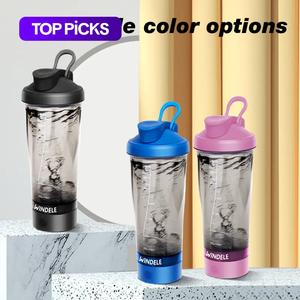 Windele Premium Electric Protein Shaker Bottle, 600ml/20 oz Vortex Portable Mixer Cup/USB Rechargeable Shaker Cups for Protein Shakes Office/Gym, Gift