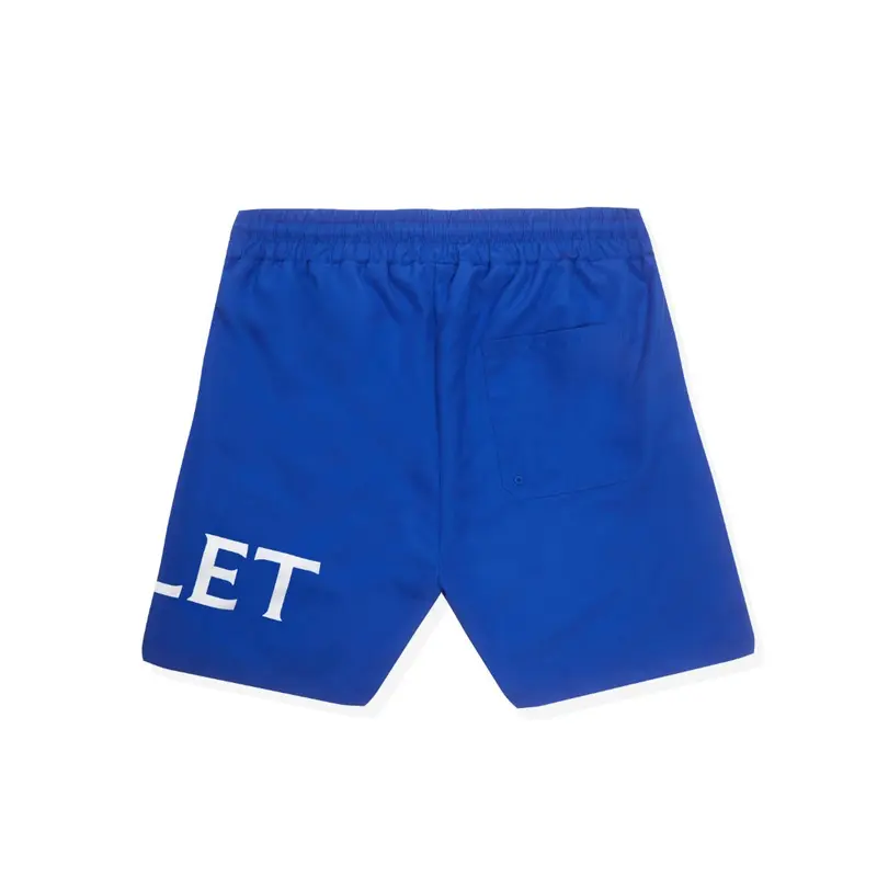 Mallet Large Logo Swim Short Blue 1