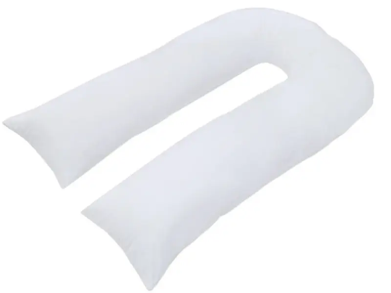 U-Shaped Full Body Pillowcase - 9FT/12FT Pregnancy Support Comfort - Soft Cover 5