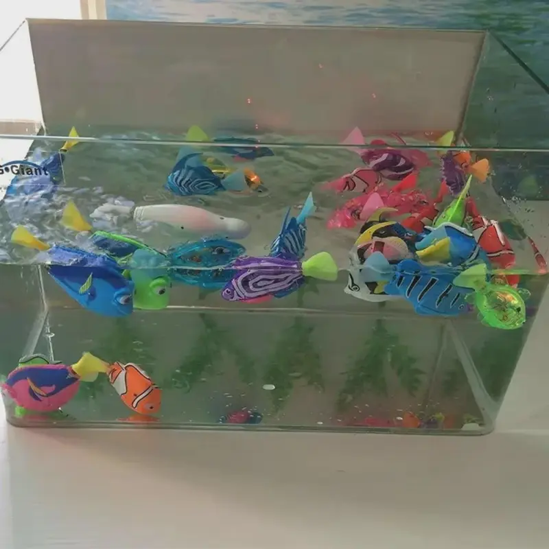 Cat Toy LED Inductive Interactive Swimming Robot Fish Toys Glowing Electric Fishs Stimulate Kitten Hunting Instinct Pet Products 3