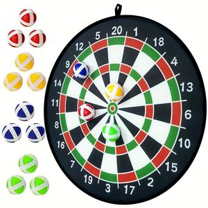 Sticky Ball Dart Board Set, 1 Set Indoor & Outdoor Toy for Balance Training, Parent-child Interaction, Birthday Gift, Party Game Supplies