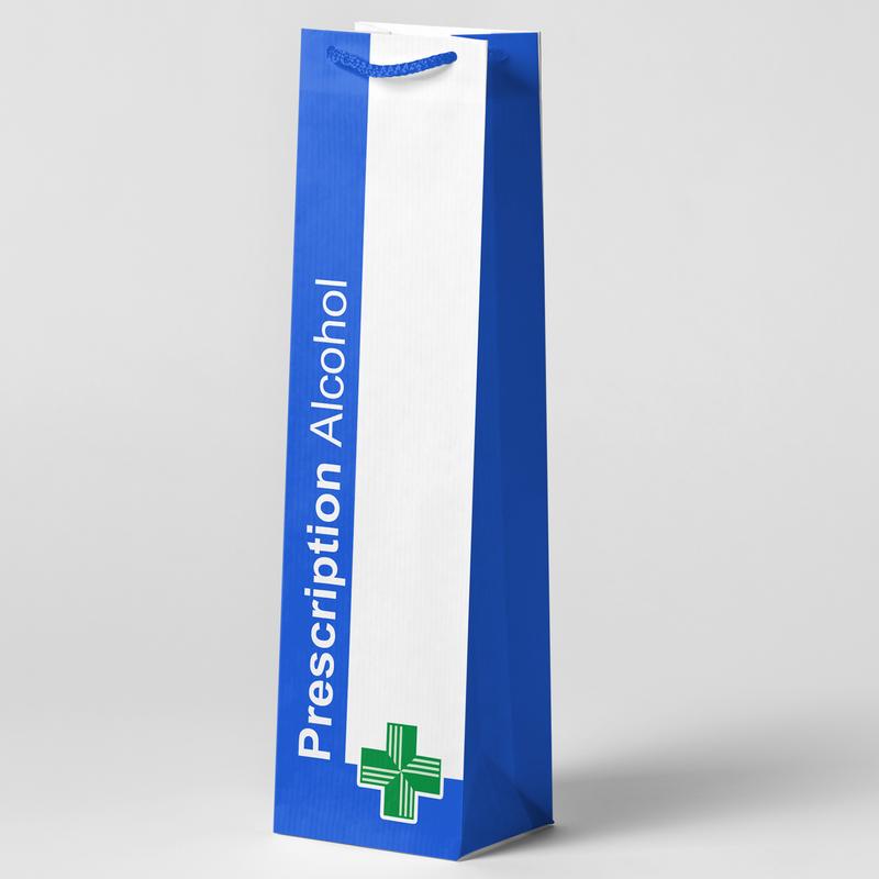 Prescription Alcohol Bottle Bag + Stickers 3