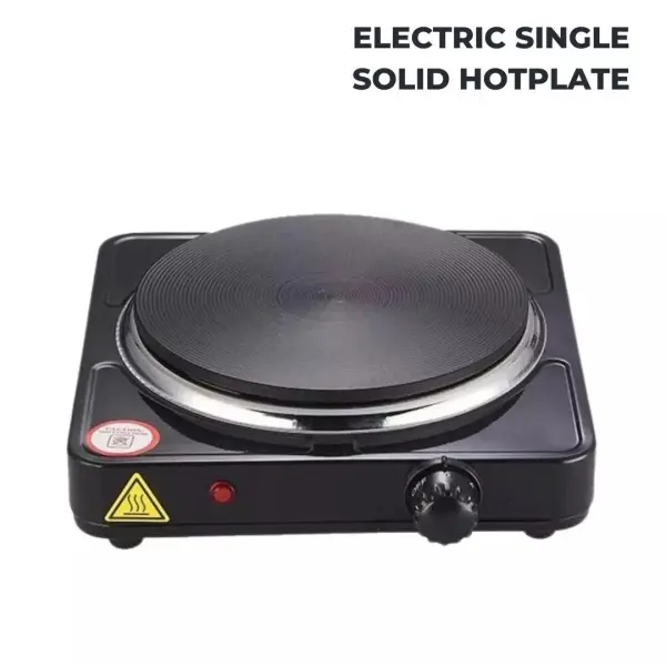 Single Hot Plate, Portable 1000W Electric Table Top Cooker Hob，5 Temperature Settings Induction Hob for Camping, Caravans & Travelling 2