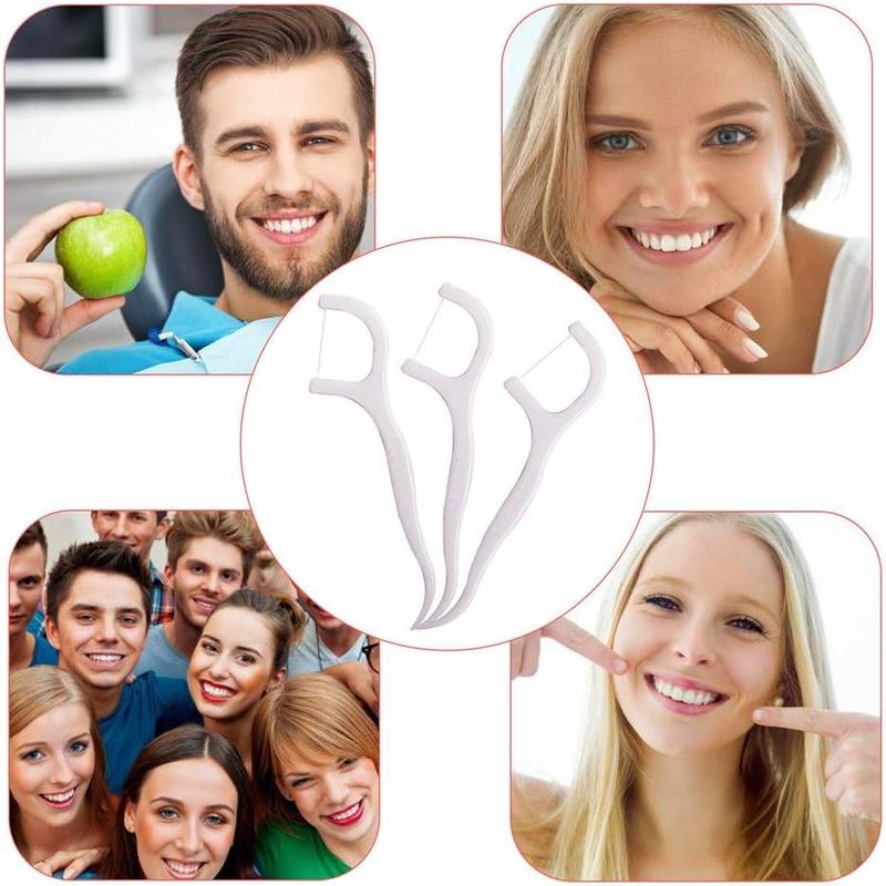 Dental Floss Sticks -300pcs Floss Picks, Floss Sticks Dental, Toothpicks, Teeth Cleaning, Thin Floss, to Protect The Gap Does Not Grow Oral Comfort 4