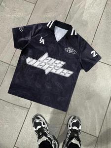 Men's Letter & Number Print Short Sleeve Tee, Regular Fit Casual Fashion T-shirt for Summer, Men's Top for Daily Wear