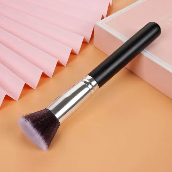 Flat Top Kabuki Foundation Makeup Brush – Perfect for Blending Liquid, Cream, Concealer, Powder & Flawless Cosmetic Application makeup brush 6