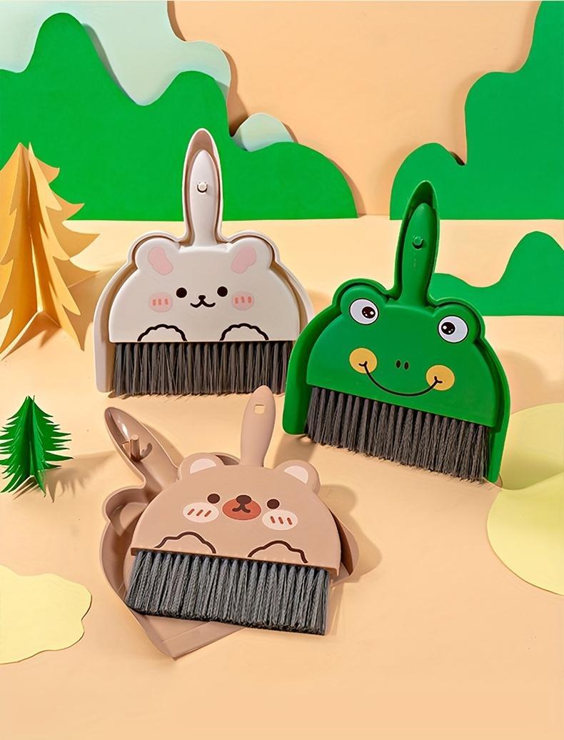 Product Introduction of 【SHARIFAN】  Desktop Small Broom and Dustpan Set for Cleaning Living Room Countertops, Household, Children, Students, Pets, Small Broom 1 Set 1 Broom + 1 Dustpan 8