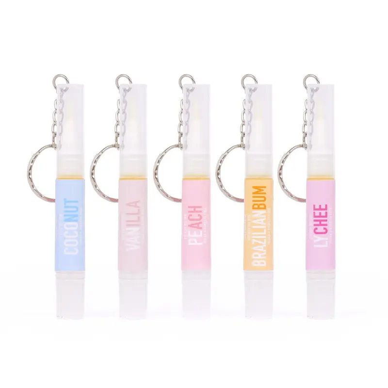 Cuticleco. 1.5ml Cuticle Oil Keyring - Vegan and Cruelty-Free - 25+ Scents Available