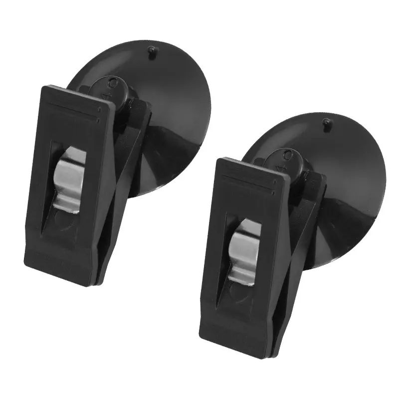 2/4Pcs Suction Cup Clip Car Interior Window Clip Removeable Bill Card Clamp Holder Ticket Fastener Clip Car Interior Accessories 5