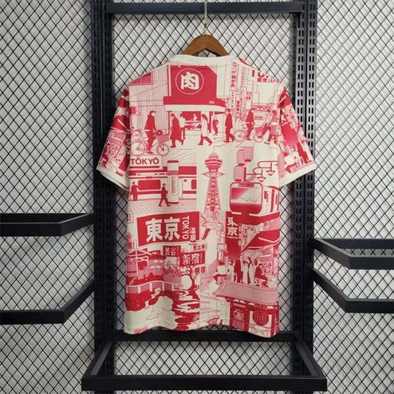 JFA Japan Tokyo City Red Soccer Jersey Boy & Adult Sizes Summer Gift 2