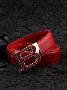 Men's Business Fashion Letter B Design Belt, Casual Modern Waistband for Jeans Trousers, Fashion Belt for Party, Daily Decor, Trendy Exquisite Belt, All-match & Exquisite Belt for Gift