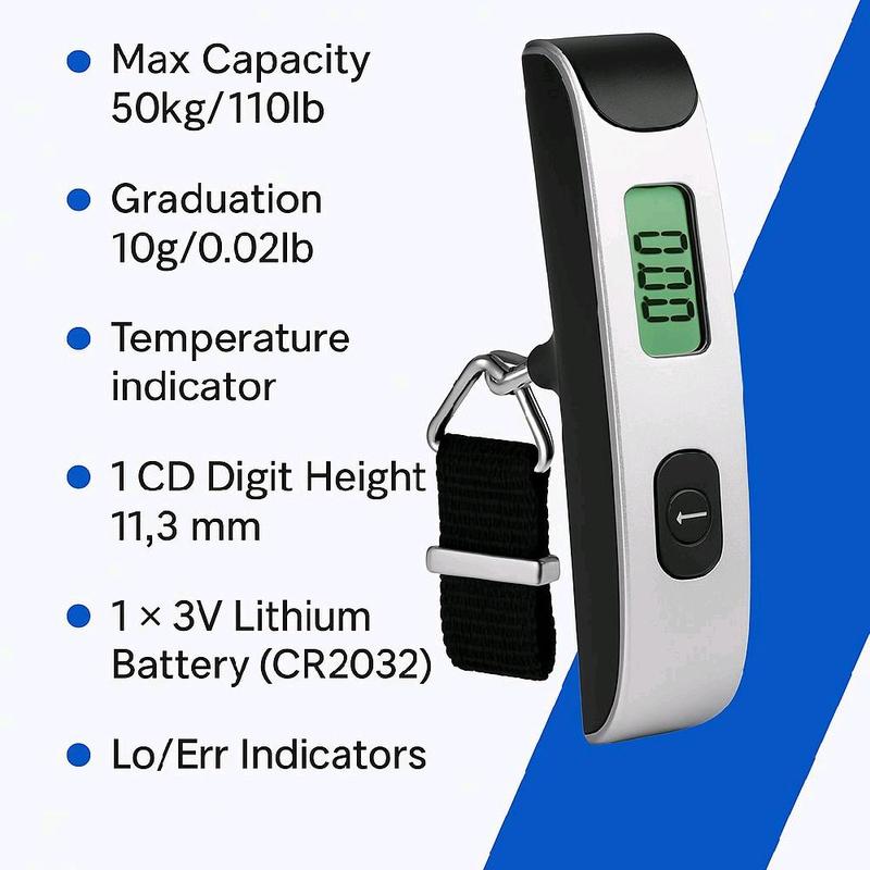 Electric Luggage Scale - Portable Travel Weighing Tool 6