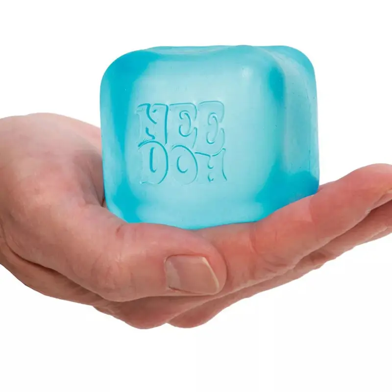 NeeDoh Nice Cube Stress Ball – Sensory Fidget Toy for Kids & Adults, Anxiety Relief, Squishy Stress Reliever, Office Desk Toy, Therapy Ball, Anti-Stress Squish Toy for Autism, ADHD, Relaxation, Classroom Focus Aid, Gift for All Ages, Baby Essentials 3