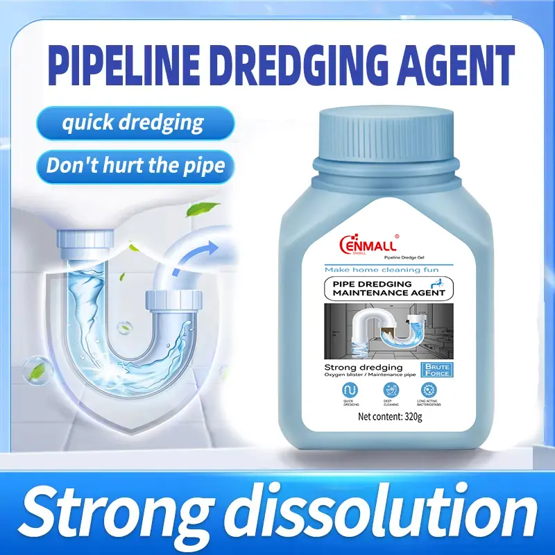 Product Introduction of [Mothers' Day Pre-Sale] ENMALL Powerful household safety grade oil pipe, drain cleaner,sewer, bathroom unblocker - dissolves blockages ,can be used in your home,from the kitchen sink to the washbasin,toilet,floor drain and so on 1