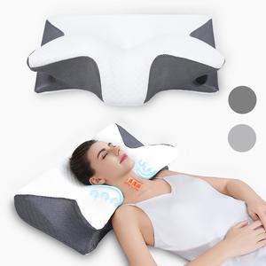 Memory Foam Neck Pillow, 1 Count Soft Comfortable Contour Sleep Pillow, Halloween Decor Neck Pillow for Side Back Sleepers