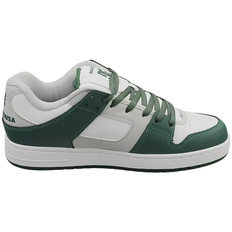 DC Shoes Manteca Se Mens Skate Trainers in White Green - MPN: ADYS100314-XWSG 5