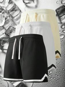 Men's Sports Shorts, Breathable Comfortable Running Fitness Shorts, Men's Sportswear Clothing for Indoor Outdoor Wear