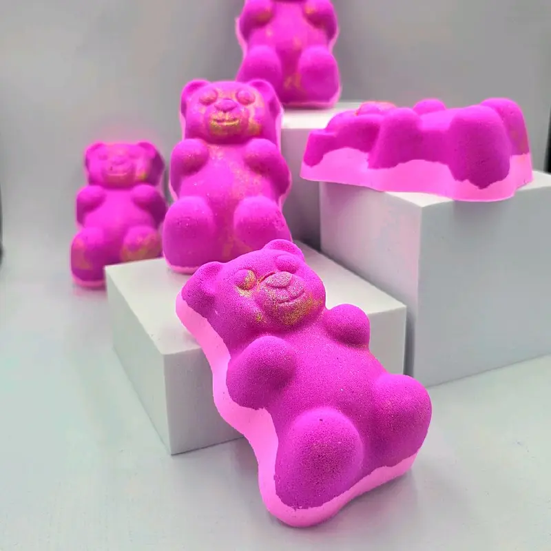 Gummy Bear Bath Bomb Lotus Flower Skincare Moisturizing 1