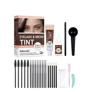 Eyebrow Tint Kit, 1 Set Eyebrow Tinting Kit, Natural Eyebrow Color Tinting, Eye Brow Makeup Kit, Professional Makeup Product for Women