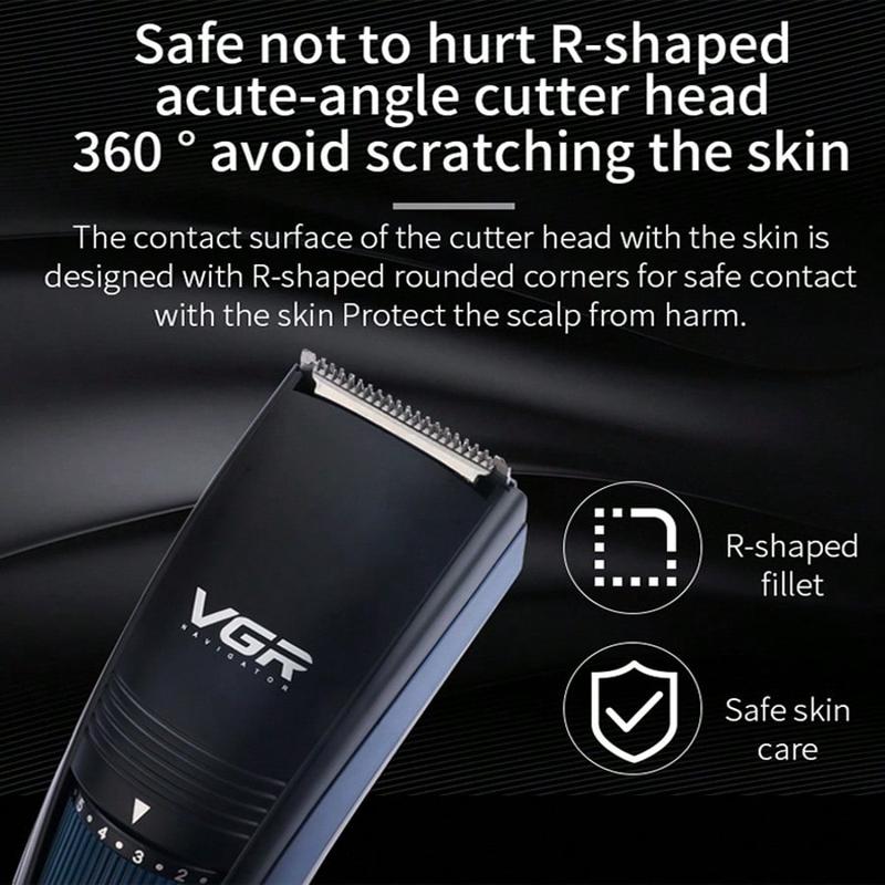 Product Introduction of Men's Beard Trimmer, Cordless Facial Hair Trimmer, Adjustable Length Settings, Rechargeable Beard & Mustache Trimmer 4