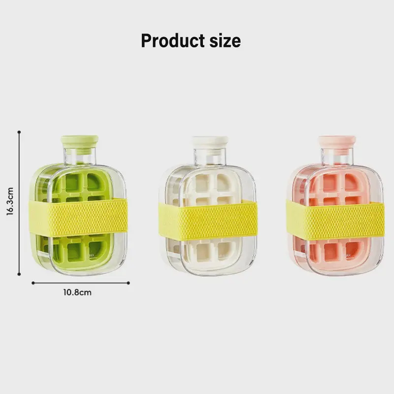 One-click Ice Mold Cooler Cup Ice Cream Machine Ice Maker No need to open the lid lce making cup Outdoor Straw Fitness Cup 5