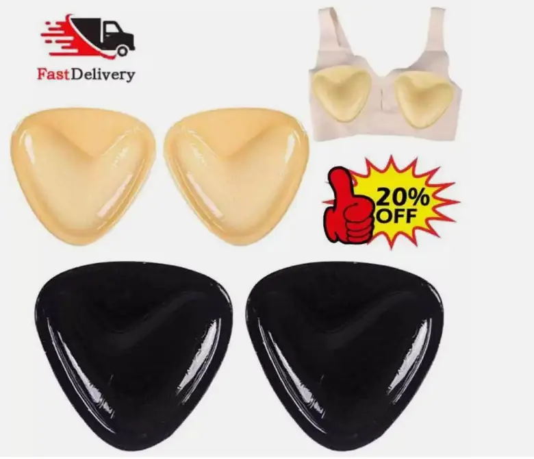 Boomba Bra InserMK Push Up,Boomba Sticky Bra,Silicone Double Sided Bra Inserts  L  Nude Women Womenswear