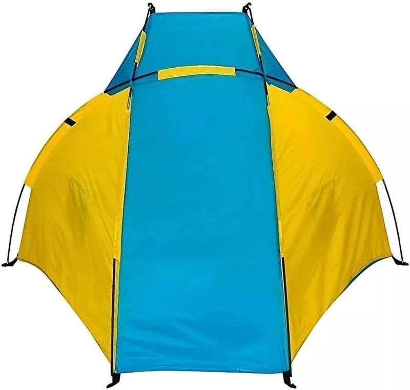 New Beach Shelter Tent Outdoor Pop Up Sun Shade for 2-3 Person – Waterproof Camping Tent with Ground Sheet & Carry Bag – Portable UV Canopy for Garden, Park, Picnic, or Beach 5