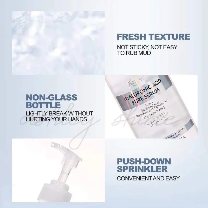 AS Ashley Niacinamide Pure Serum or Hyaluronic Acid Pure Serum Face and Body 500ml 4