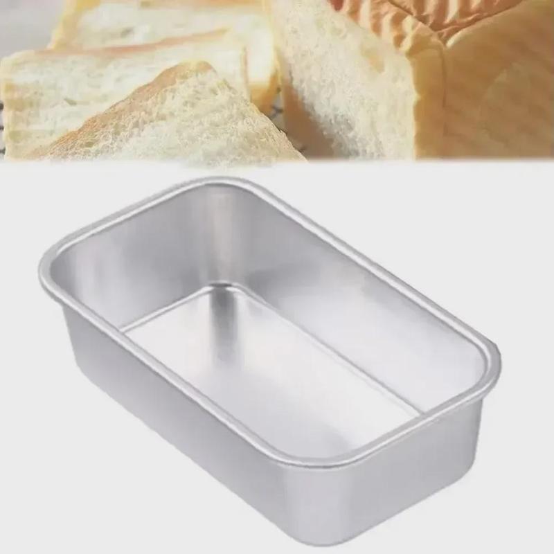 Aluminium Alloy Rectangular Bread Mold Non-Stick Cake Pan Mini Toast Mold Cake Baking Tray Loaf Kitchen Baking Tools Bakeware 4