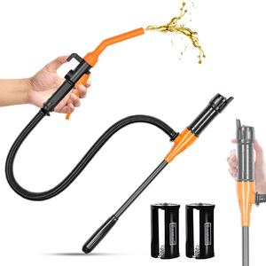 Portable Fuel Transfer Pump, Battery Powered Operated Liquid Transfer Pump for Gas, Fuel, Diesel, Water Transfer, Multifunctional Electric Siphon Pump
