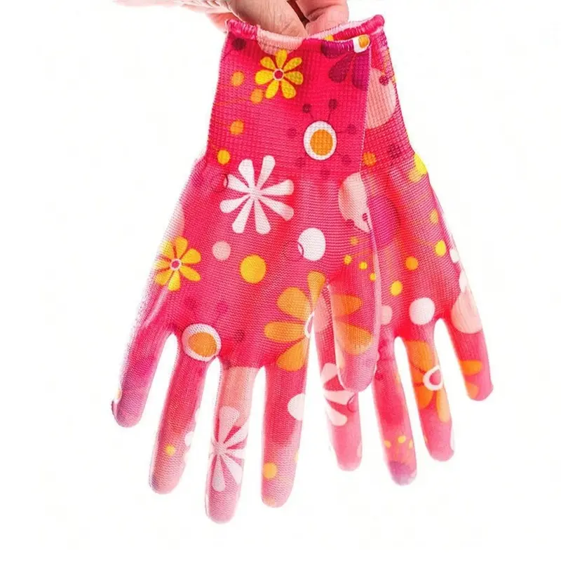 6/12/24pcs Women's Gardening Gloves, Ladies Work Gloves, Premium Grip Work Gloves, Comfortable Breathable Multipurpose, For Gardening, Lawn Care, Landscaping, Suitable For Digging, Planting, Weeding, Seed Sowing, Nail And Finger Protection 8