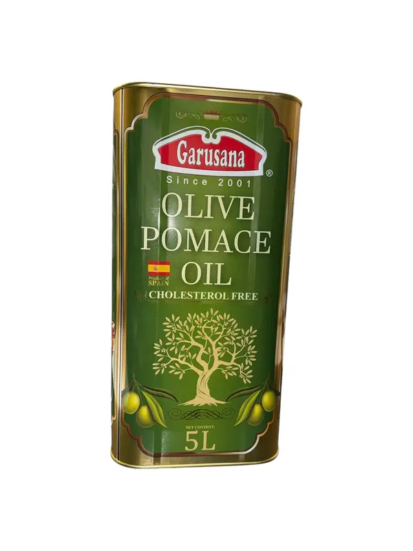 Garusana Olive Pomace Oil 5L – Cholesterol-Free – Spanish 100% Olive Oil Blend with Extra Virgin Oil -Premium Quality 0
