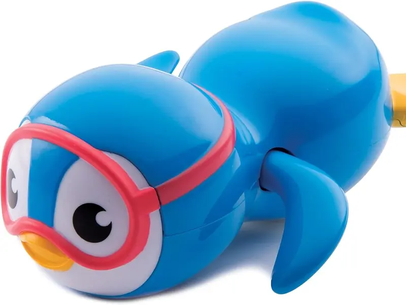 Wind Up Swimming Penguin Scuba Buddy Bath Toy | Fun & Interactive Bath Toys for Children and Toddlers | Baby Essentials | Penguin 0