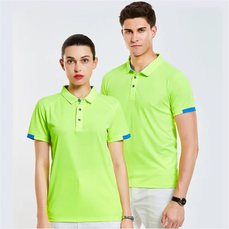 Casual Sports Quick-drying Lapel Short-sleeved POLO Shirt Cycling Suit Fitness Suit For Men Menswear Polyester 2
