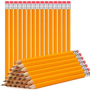 Wooden Pencil, 50pcs HB Wood Pencil with Eraser Tip, Multi-purpose Writing Drawing Pencil for Kids Teacher Students Office School Classroom