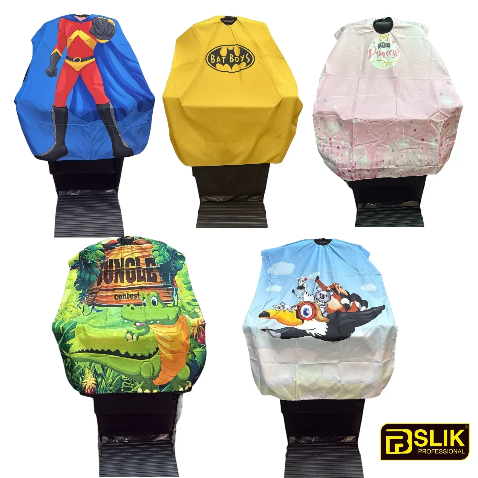 Bslik professional Kids Hair Cutting Capes&Gowns 120cmx75cm