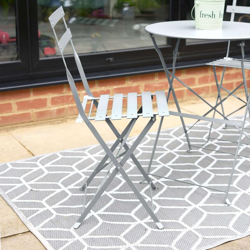 Garden Bistro Set Metal 3 Pieces - Manarola 3