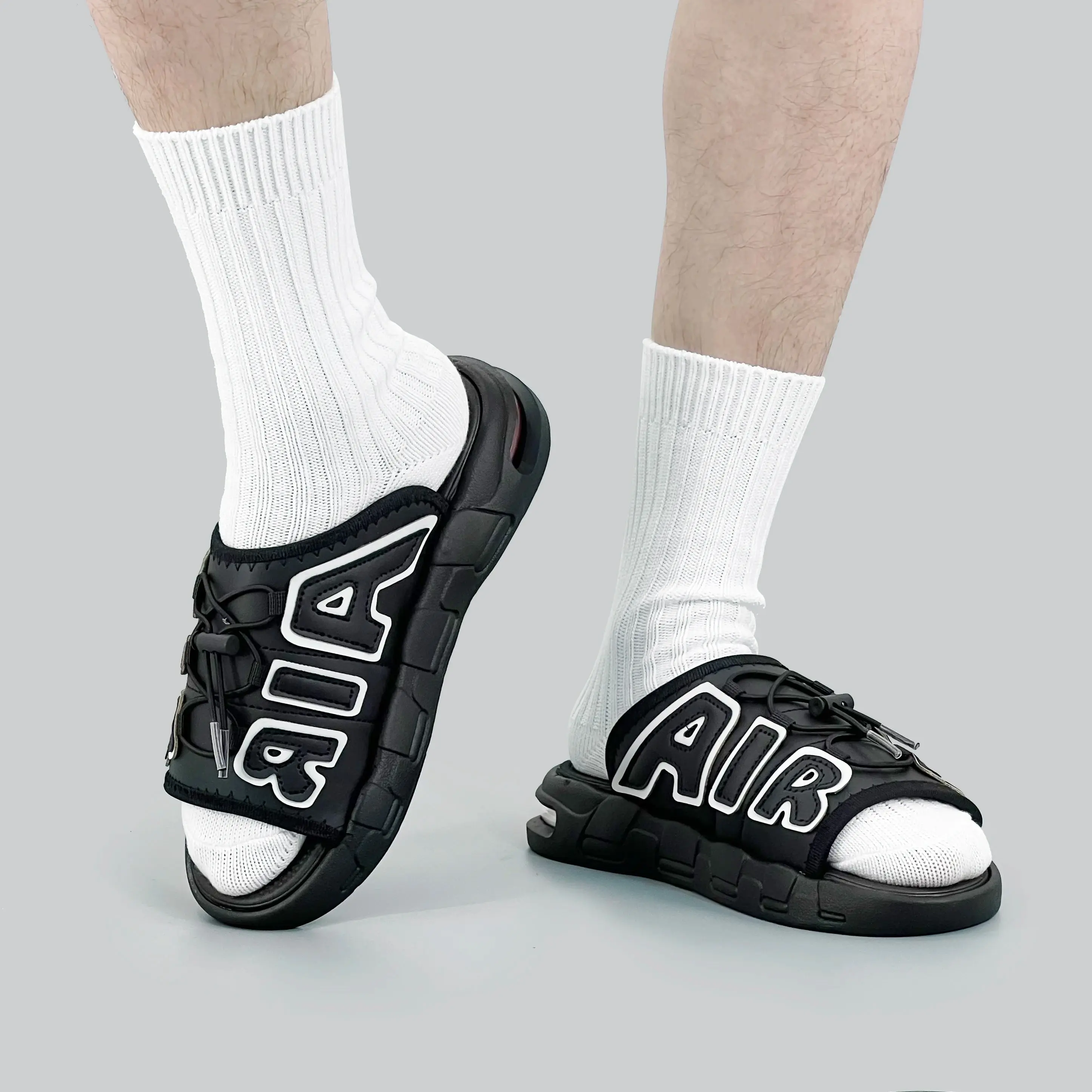 Men's Air Cushioned Slide Sandals – Comfortable & Non-Slip Sports Footwear for Summer