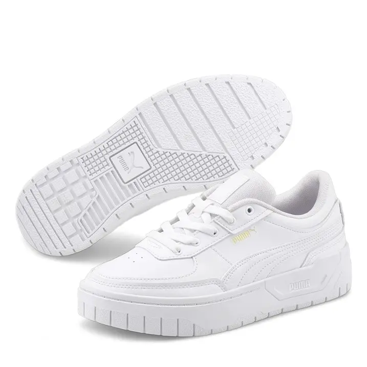 Puma Womens Cali Dream Leather Trainers Sports Shoes Low Top Lace Up Closure