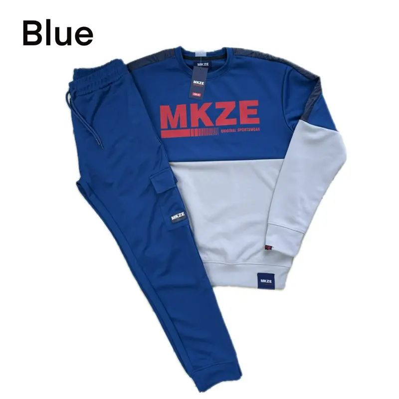 MKZE ORIGINAL SPORTSWEAR CREWNECK CONTRAST POLYESTER TRACKSUIT 3