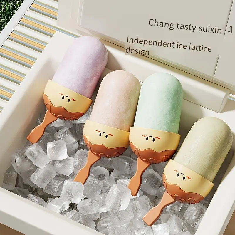 Ice Cube Making Molds, Home Kitchen Ice-Making Tools, DIY Containers for Ice Cream And Popsicles. 7