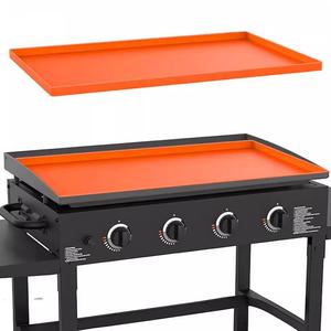 Silicone Grill Mat, 1 Count Food Grade Silicone Grill Mat for Blackstone Grill, Barbecue Accessories Storage Mat for Outdoor Camping