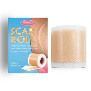 Scar Roll, 1 Box Waterproof Breathable Skin Smoothing Tape, Multipurpose Silicone Scar Tape, Skin Care Tool for Women & Men