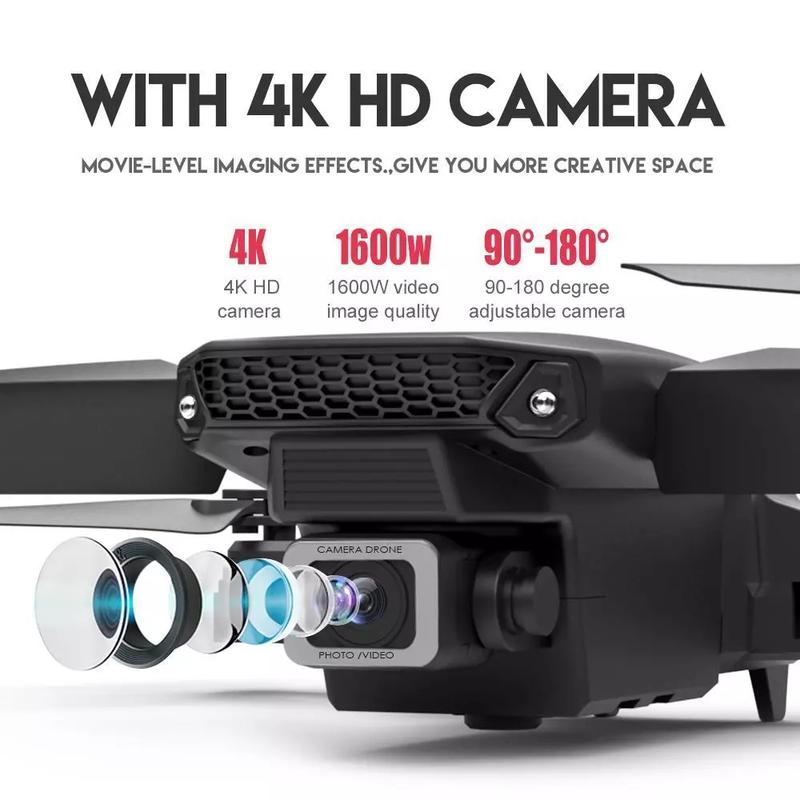 2025 New RC Drone With 4K HD Dual Camera WiFi FPV Foldable Quadcopter 3
