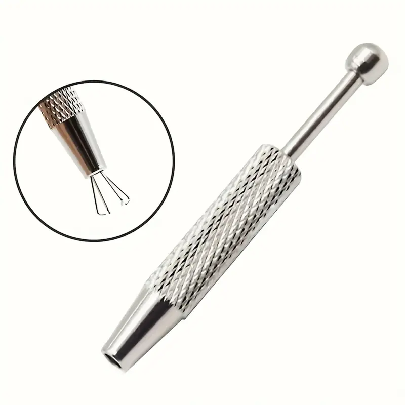 Precision 4-Prong Jewelry Tweezers - Gem & Diamond Holder, Ideal for Beads & Small Parts, Ergonomic Metal/Aluminum Craft Tool, Jewelry Making Tools 2