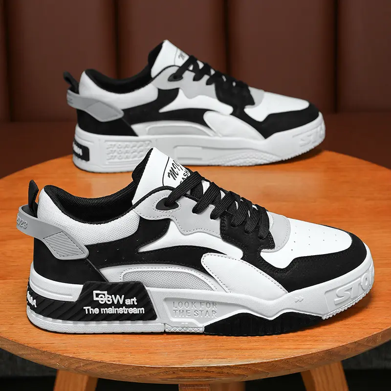 Y 39-44  Plus Size Men's New Breathable Sneakers Trendy Versatile Platform Casual Sneakers