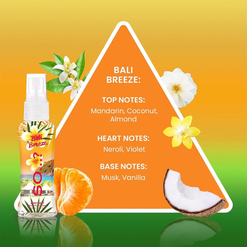 Product Introduction of Escapes Womens Gift Set, with Ibiza Dream, Bali Breeze, Mykonos Nights & Majorca Love, Fragrance Spray Set (4 x 50ml) 4