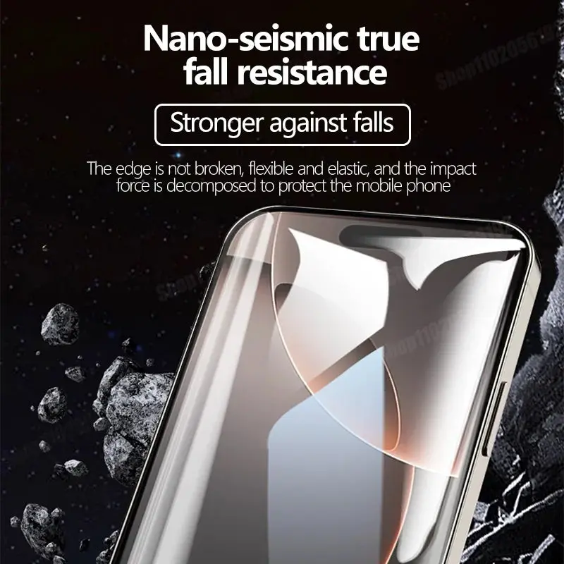 5PCS Full Cover Hydrogel Film For iPhone 16 Pro Max 16E Screen Protector For iPhone 15 11 Pro Max 14 Plus 12 13 Mini Soft Film 1